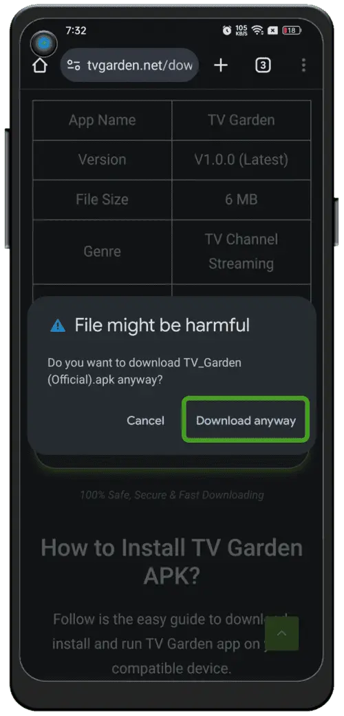 Download MDTV App